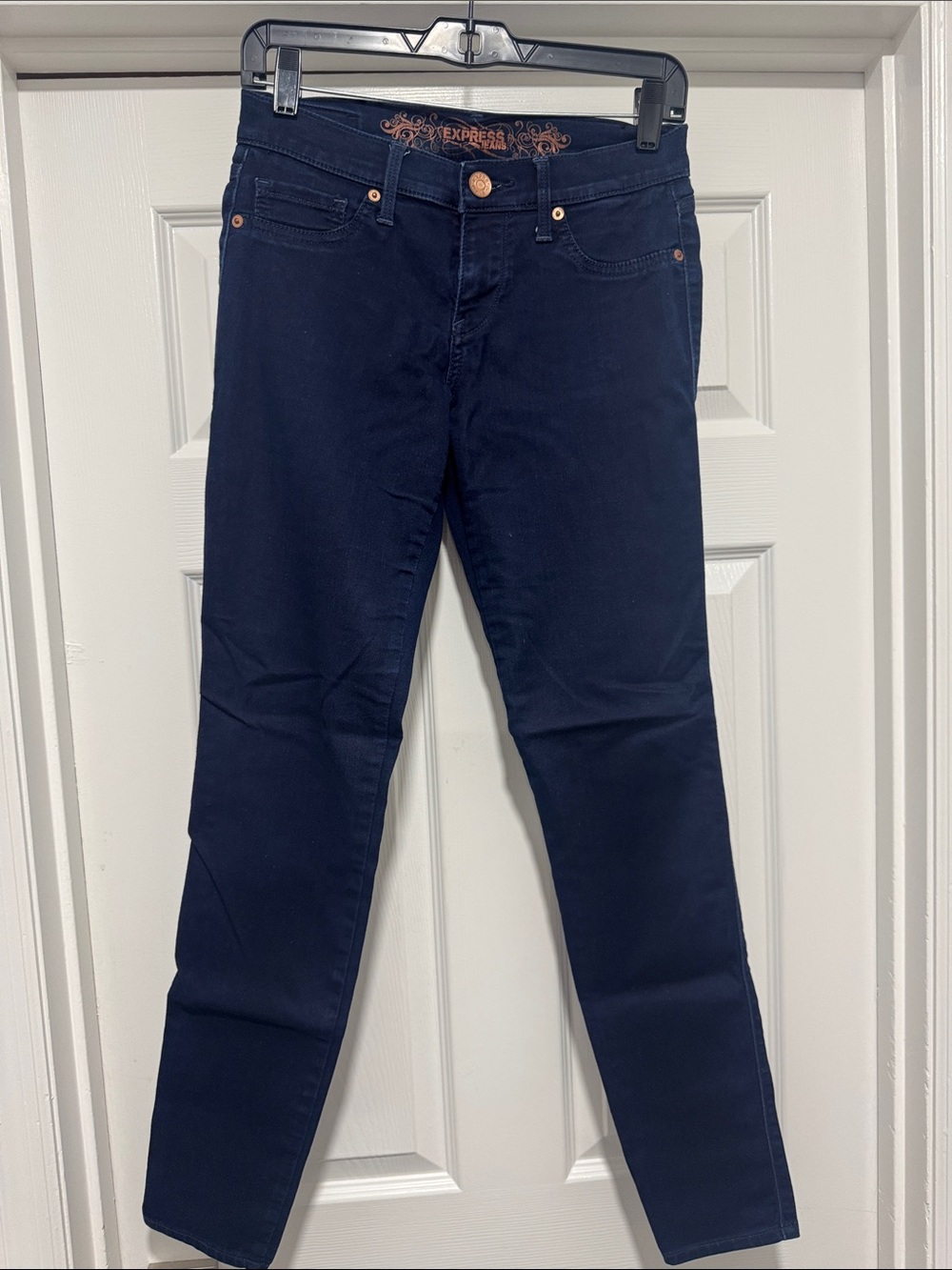 Express Women's Navy Skinny Jeans